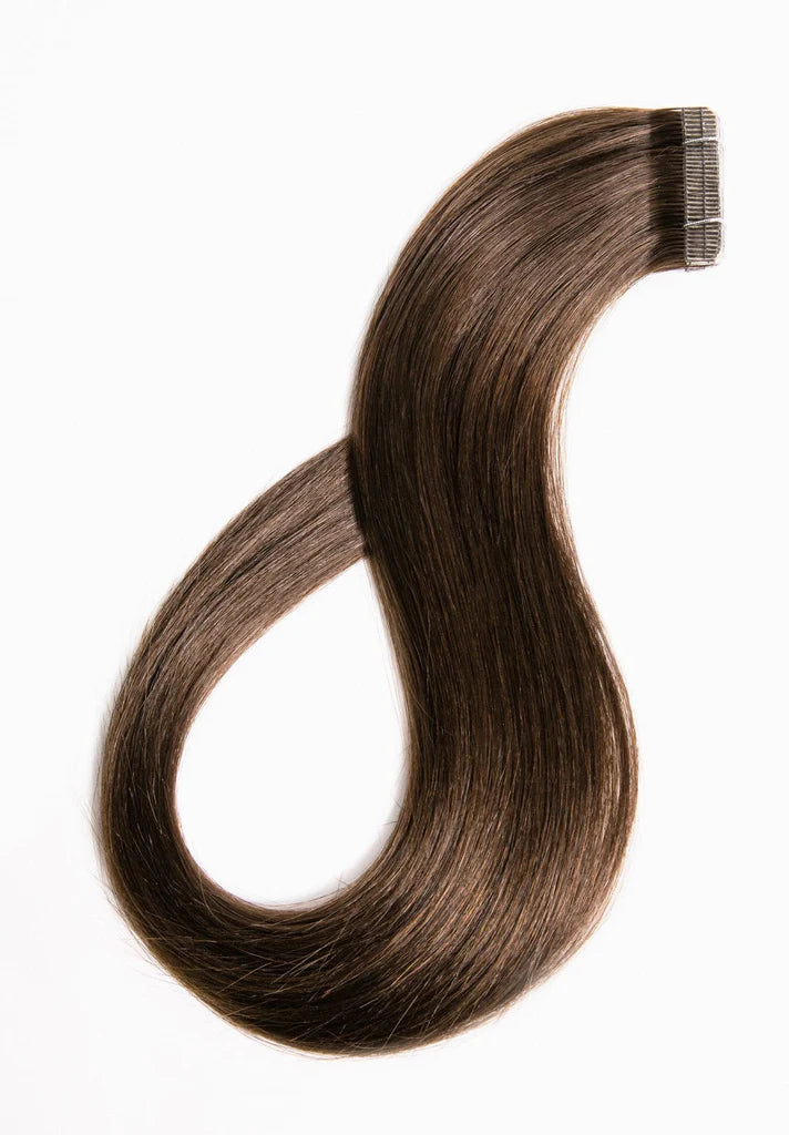 (#6) Chestnut Brown Remy Tape-In